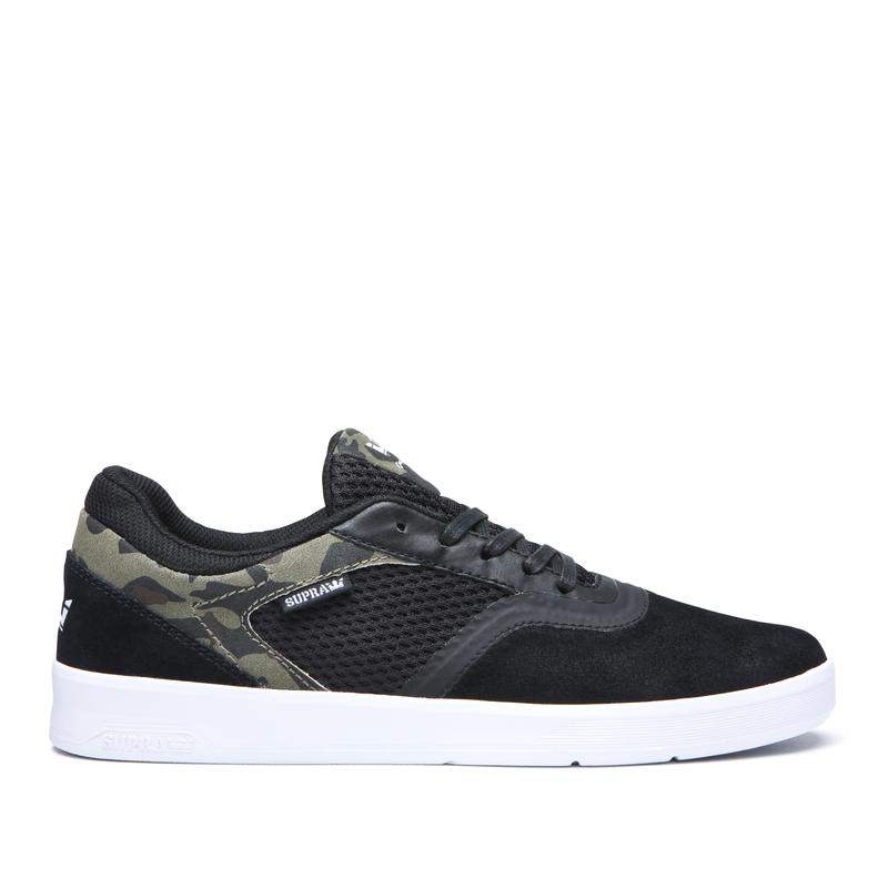 Buty Supra SAINT - Buty Skate Męskie - Czarne / Camo (LHYW-06712)